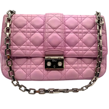 Dior Miss Dior Promenade Clutch Large Leder / Rosa Barbie front