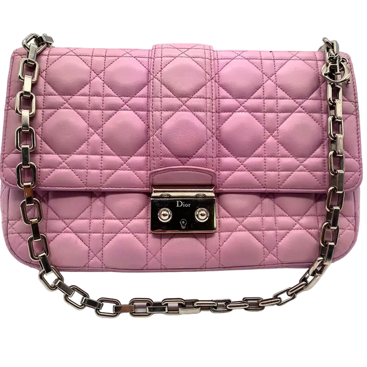 Dior Miss Dior Promenade Clutch Large Leder / Rosa Barbie front