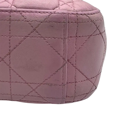 Dior Miss Dior Promenade Clutch Large Leder / Rosa Barbie edge right