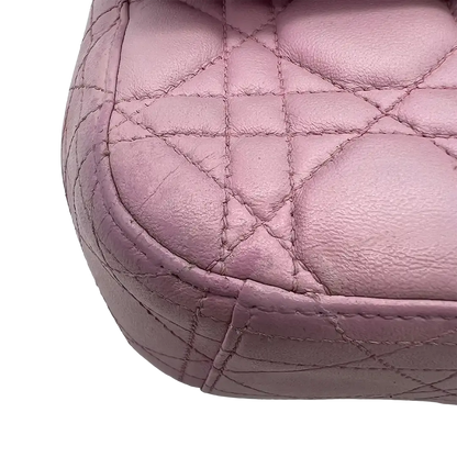 Dior Miss Dior Promenade Clutch Large Leder / Rosa Barbie edge left