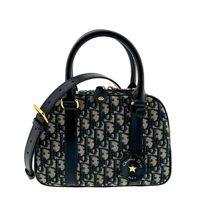 Dior Mittelgroße D-Vibe Bowlingtasche 2024 / ungetragen Dior