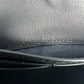 Dior Saddle Portmonnaie Langformat mit Kette Jacquard Blau / sehr gut Dior