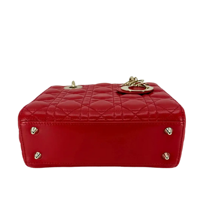 Dior kleine Lady Dior my ABCDior Tasche rot / neuwertig Dior