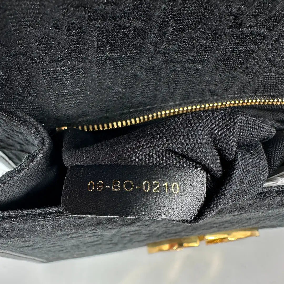 Dior 30 Montaigne Handtasche schwarzes Canvas und Leder limitiert / sehr gut Dior