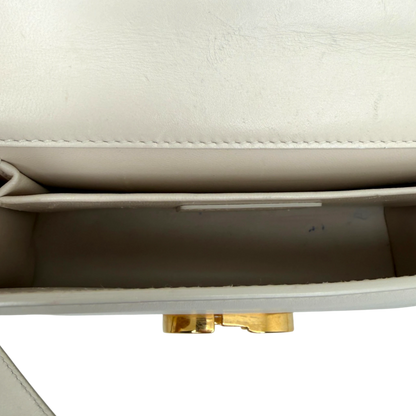 Dior Cream 30 Montaigne Flap Handtasche Cream Leder / gut Dior