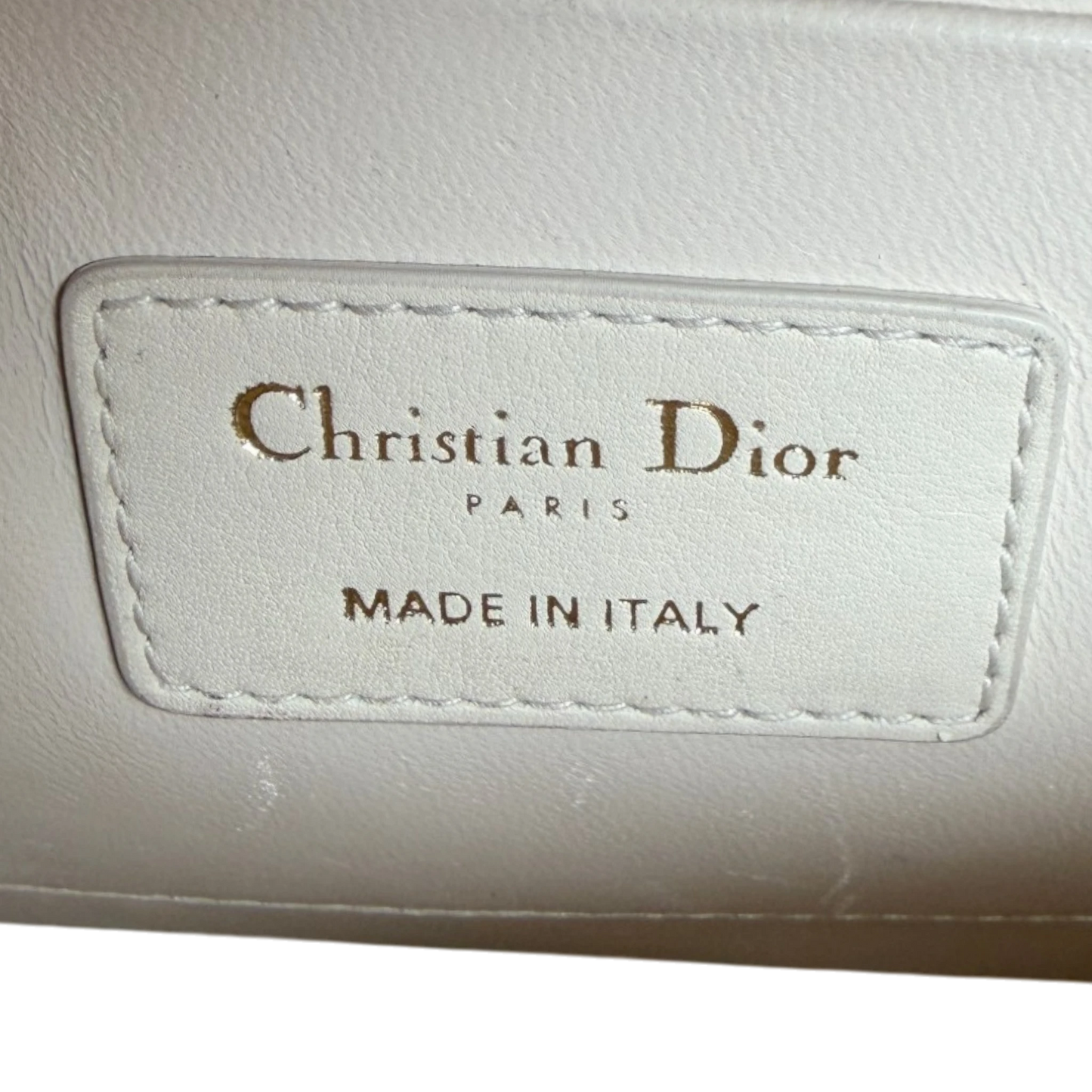 Dior Cream 30 Montaigne Flap Handtasche Cream Leder / gut Dior