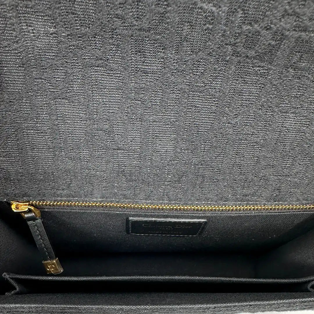 Dior 30 Montaigne Handtasche schwarzes Canvas und Leder limitiert / sehr gut Dior