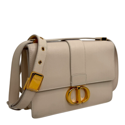 Dior Cream 30 Montaigne Flap Handtasche Cream Leder / gut Dior