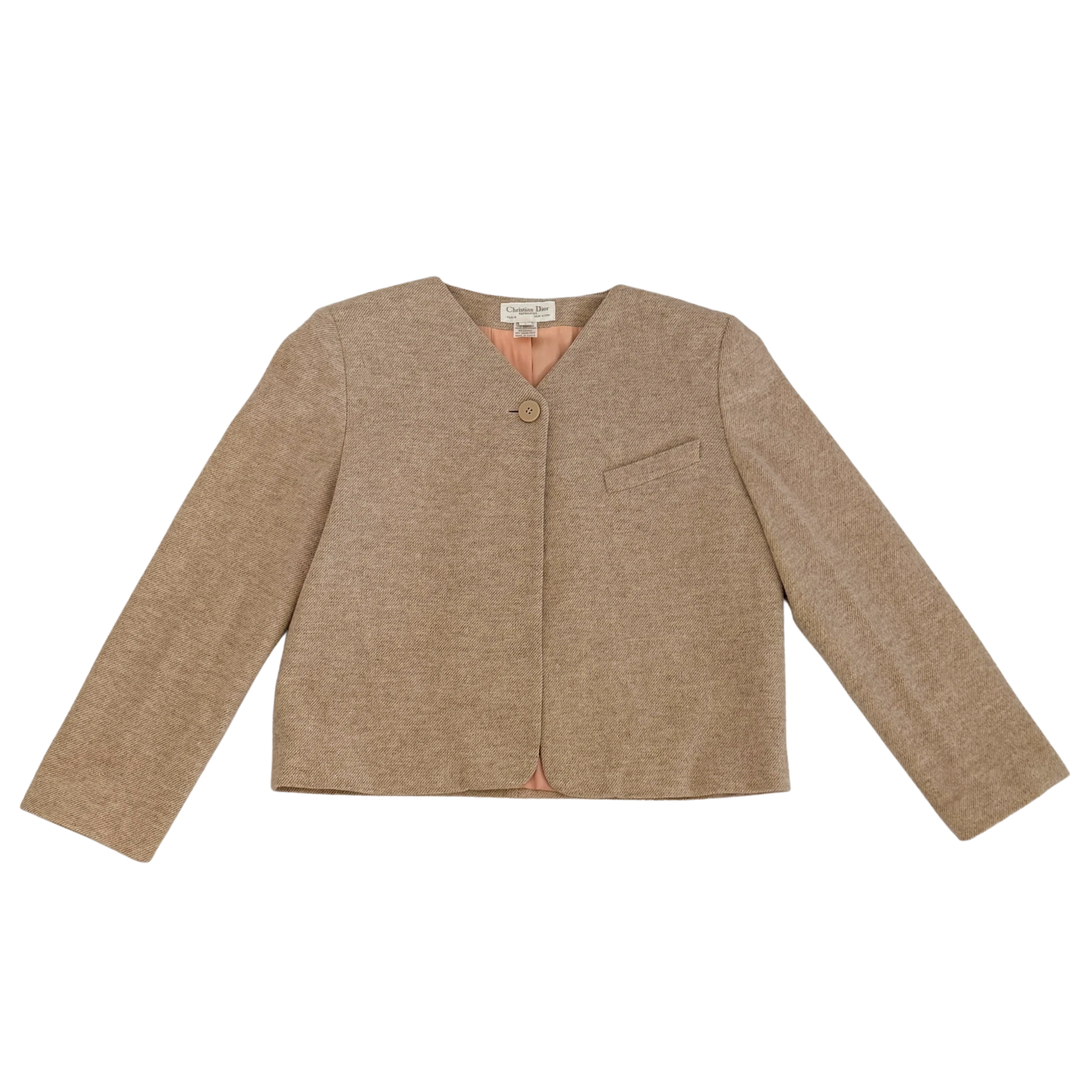 Dior Blazer Größe 8 Beige / sehr gut Echtheitscheck