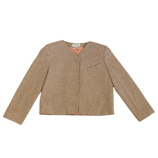 Dior Blazer Größe 8 Beige / sehr gut Echtheitscheck