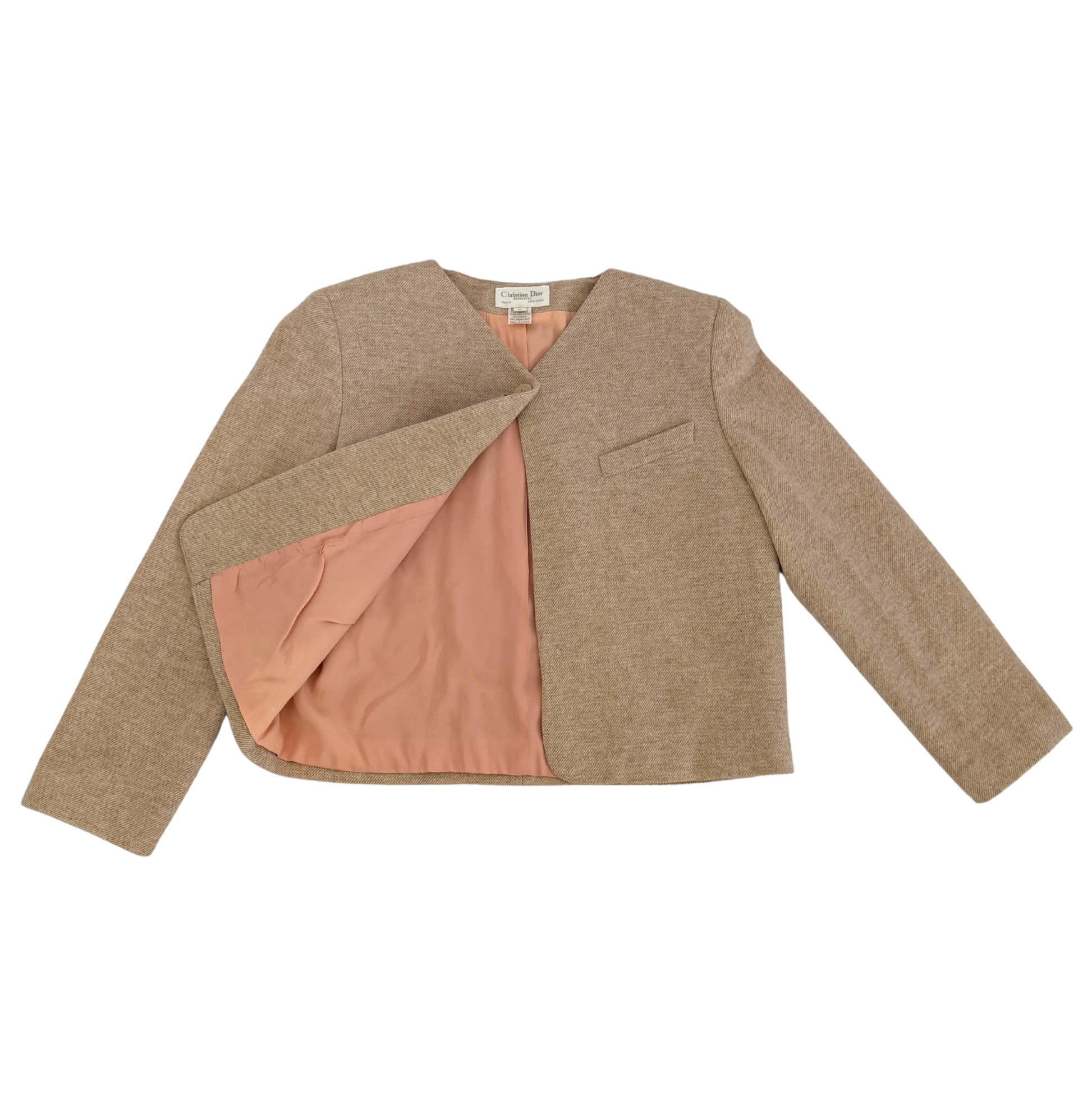 Dior Blazer Größe 8 Beige / sehr gut Echtheitscheck