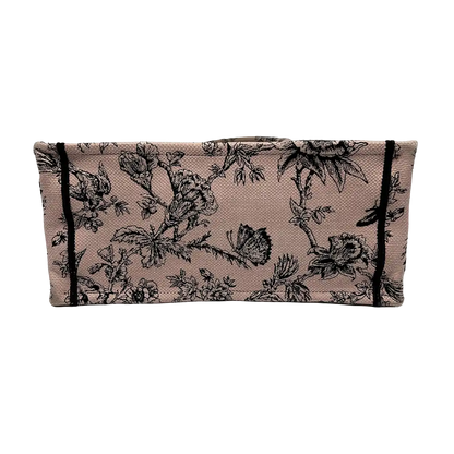 Dior Book Tote mittelgross Jardin Botanique-Motiv in Purderrosa rarität / sehr gut Dior