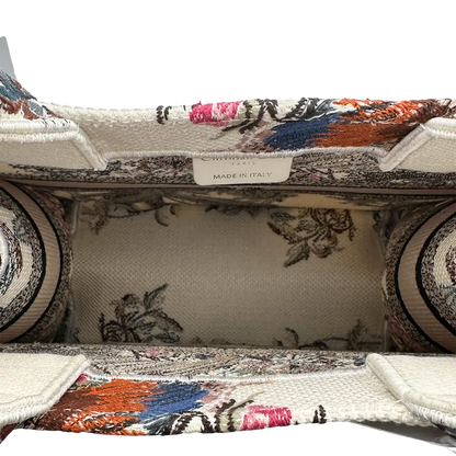Dior Jardin d'Hiver Book Tote Small  Personalisierung "SF" / Exzellent Dior