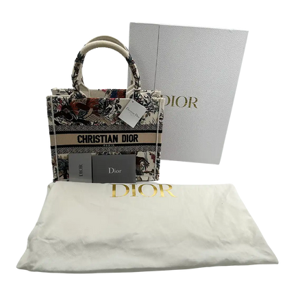 Dior Jardin d'Hiver Book Tote Small  Personalisierung "SF" / Exzellent Dior