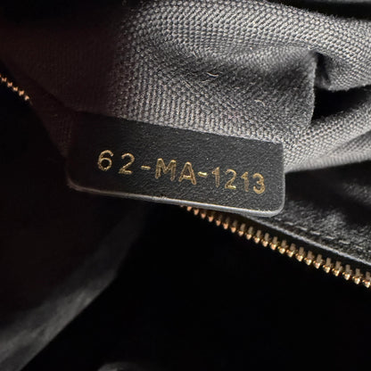 Dior Book Tote Large Macrocannage Kalbsleder Schwarz Gold Dior