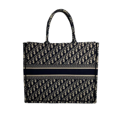 Dior Book Tote Oblique Large blau / sehr gut Dior