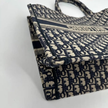 Dior Book Tote Oblique Large blau / sehr gut Dior