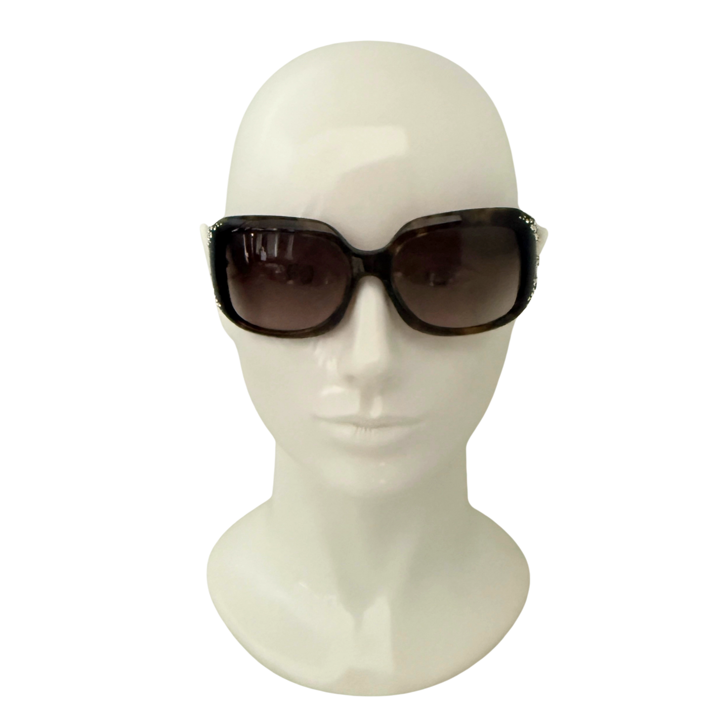 Dior 605JS Sonnenbrille mit Strasssteine Braun / neuwertig Dior