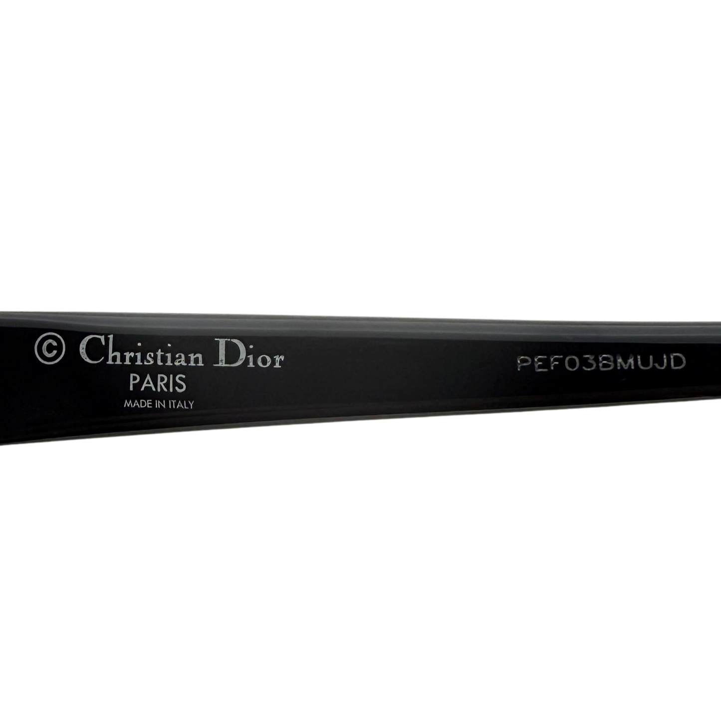 Dior Sonnenbrille mit Strasssteinen Schwarz / sehr gut Dior