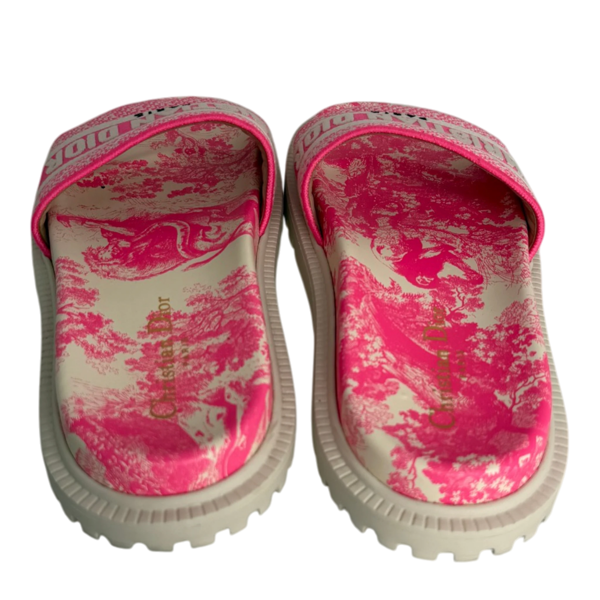 Dior Dway Mule Toile de Jouy Pink Größe 38 Dior