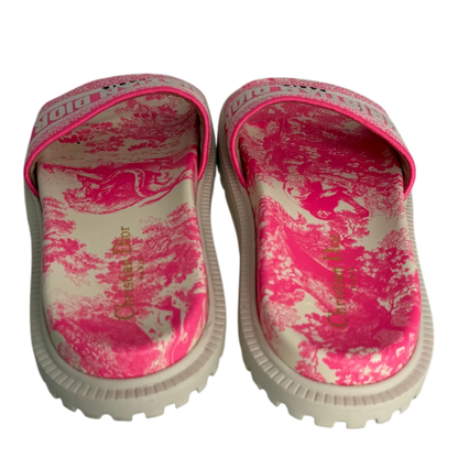 Dior Dway Mule Toile de Jouy Pink Größe 38 Dior