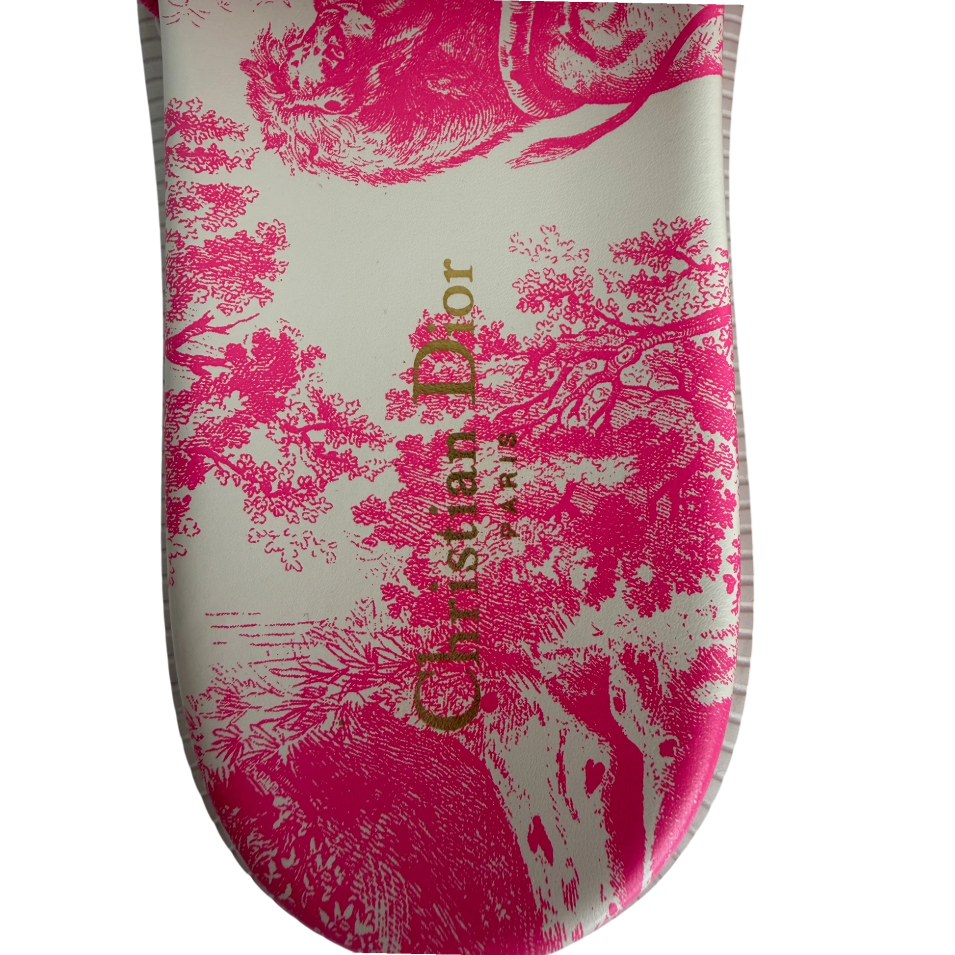 Dior Dway Mule Toile de Jouy Pink Größe 38 Dior