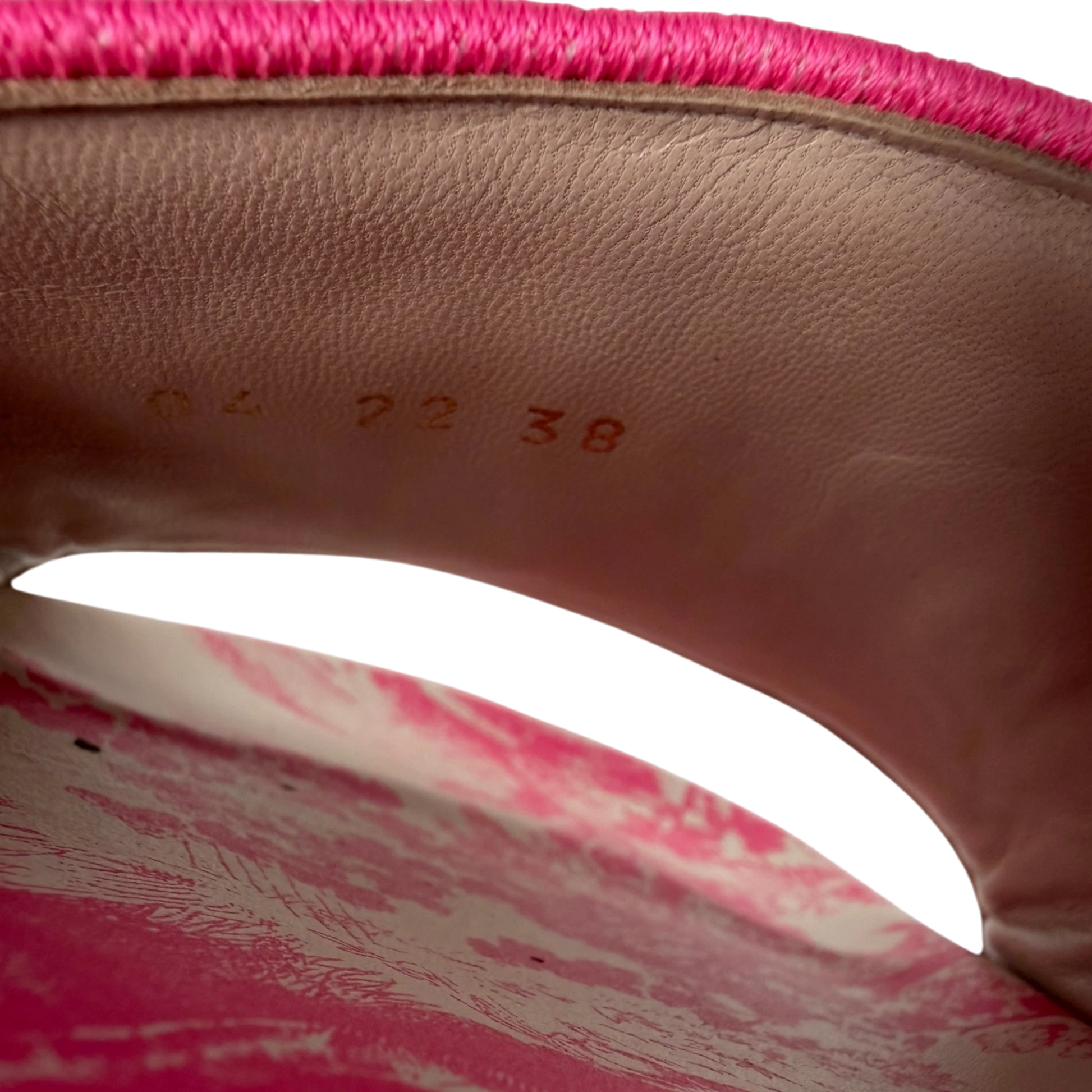 Dior Dway Mule Toile de Jouy Pink Größe 38 Dior