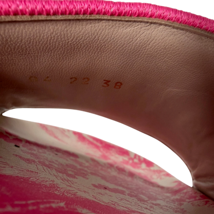 Dior Dway Mule Toile de Jouy Pink Größe 38 Dior