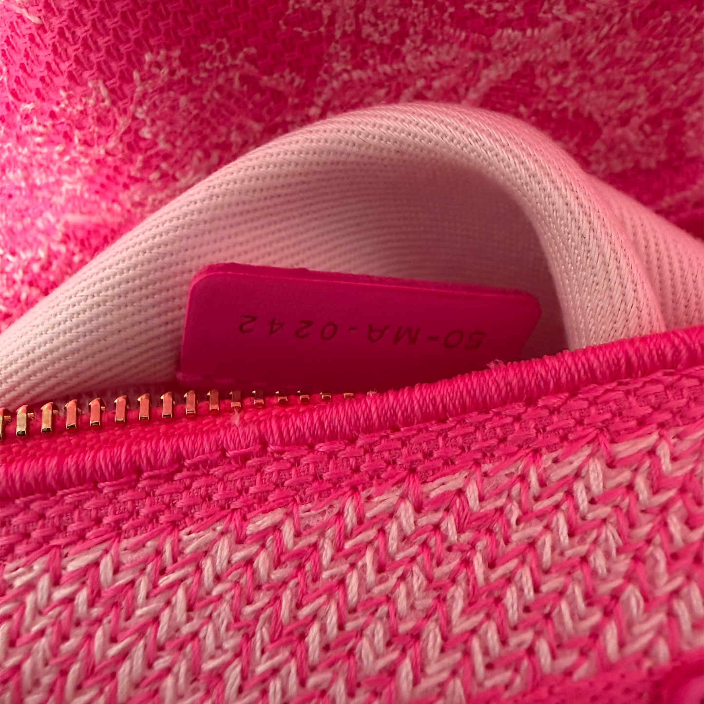 Dior Lady D-Lite Medium Toile de Jouy fluoreszierendes Pink Fullset Dior