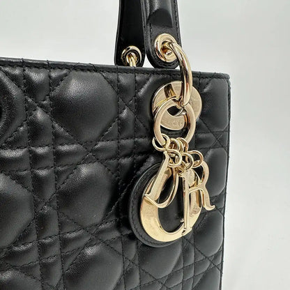 Dior kleine Lady Dior my ABCDior Tasche schwarz Fullset / neuwertig Dior