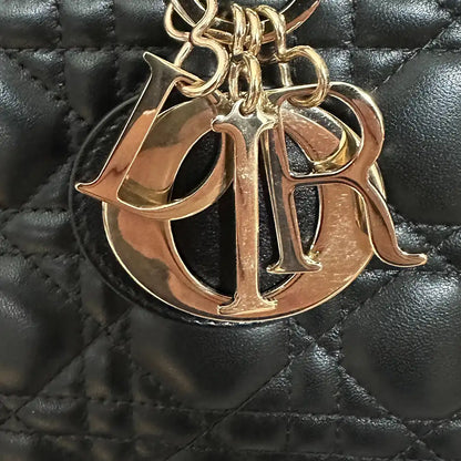 Dior kleine Lady Dior my ABCDior Tasche schwarz Fullset / neuwertig Dior