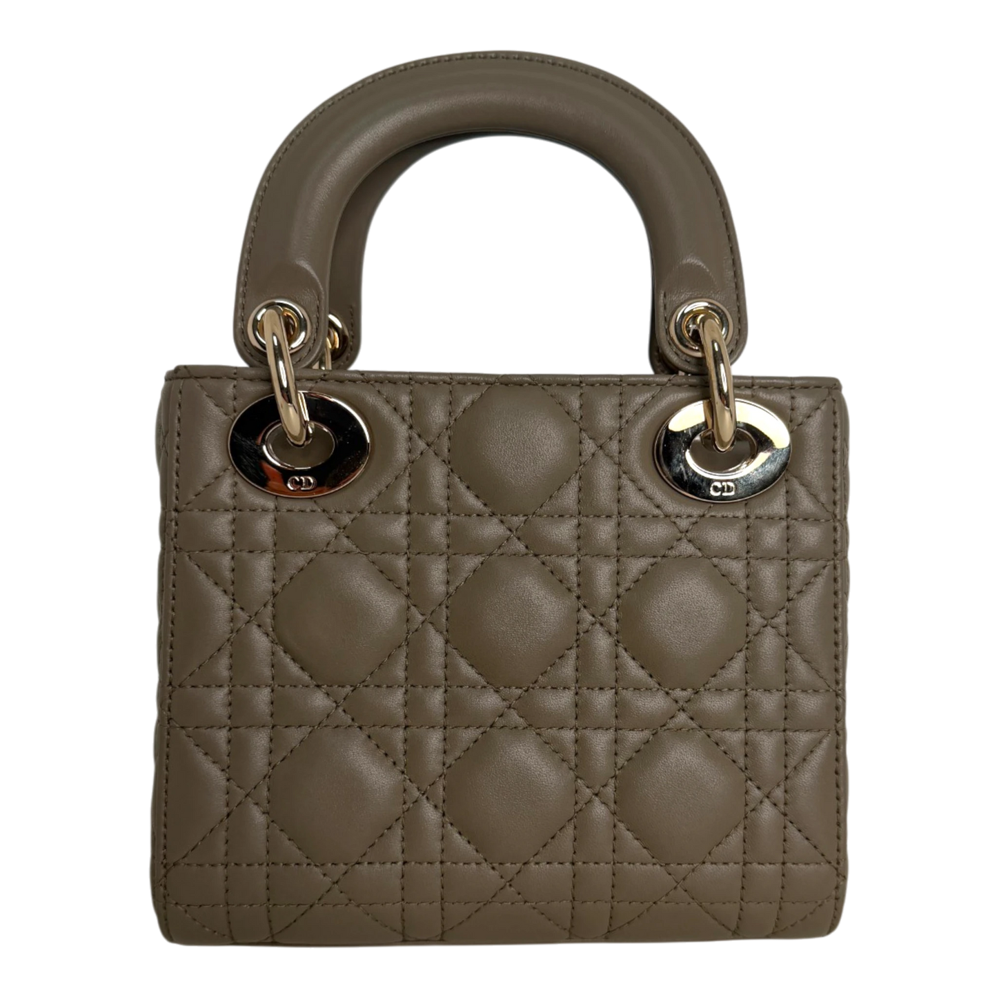 Dior Lady Dior Mini Cannage Lammleder mit Kette Dior