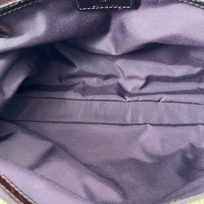 Christian Dior Henkeltasche Soft Lady Dior Shopper Cannage Lackleder schwarz / dunkel lila / sehr gut Dior