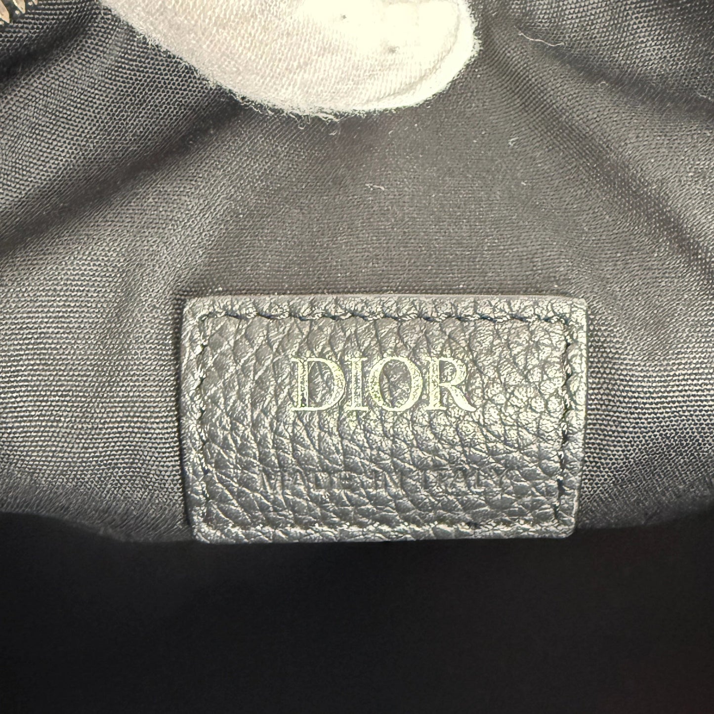 Christian Dior Blue Oblique Canvas Dior Lingot Pouch Fullset / neuwertig Dior