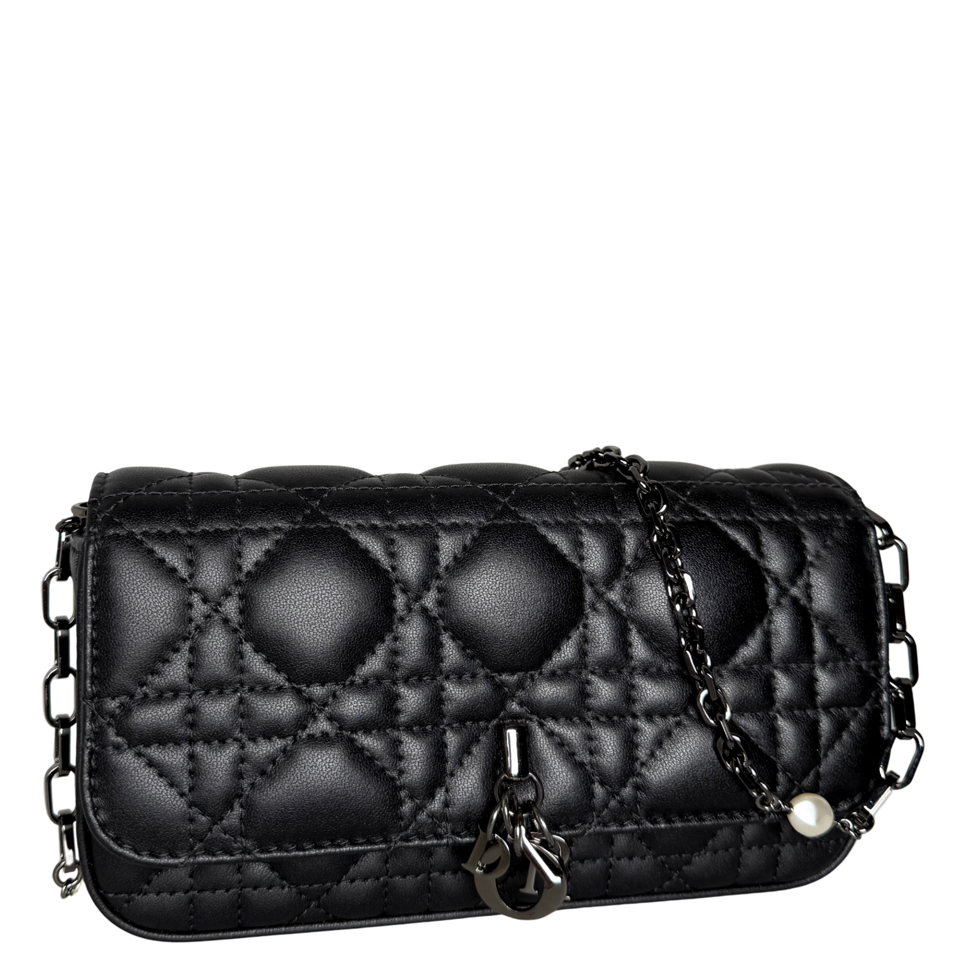 Dior My Dior Talk Smartphone Pouch Schwarz Fullset / neuwertig Dior