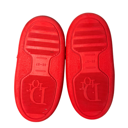 Dior Diorissimo Rasta Moon Boots Größe 35-37 Rot / sehr gut Dior