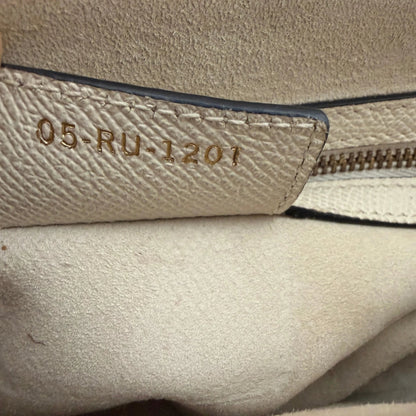 Dior Saddle Bag Medium cremeweißes Grained Calfskin Dior