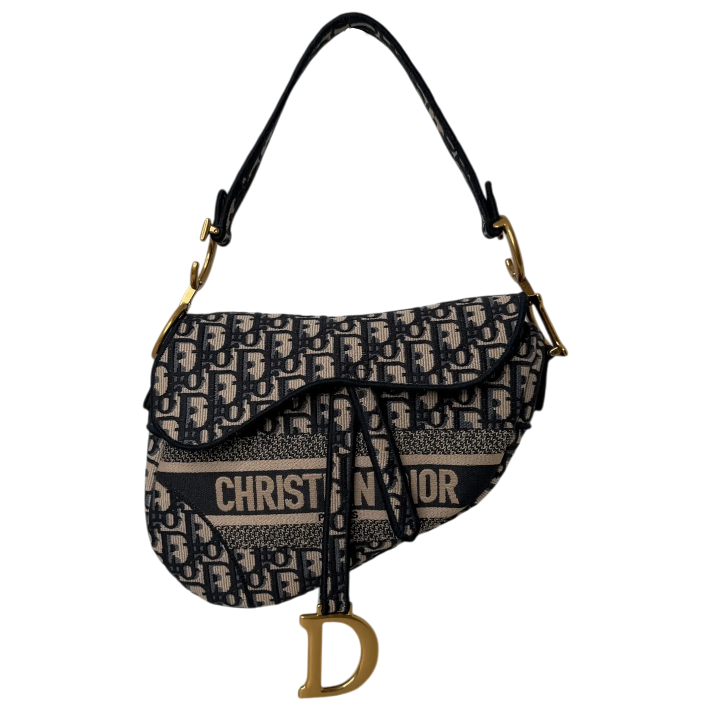 Dior Saddle Bag Dior Oblique mittelgroß / neuwertig Dior