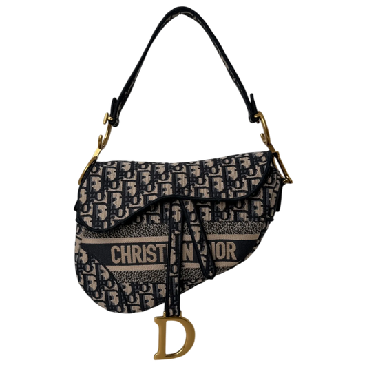 Dior Saddle Bag Dior Oblique mittelgroß / neuwertig Dior