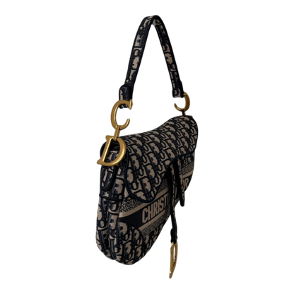 Dior Saddle Bag Dior Oblique mittelgroß / neuwertig Dior