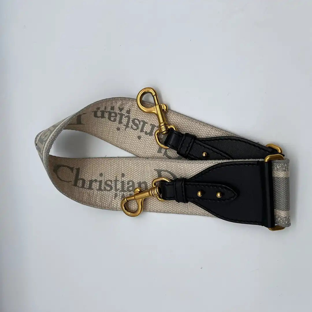 Dior oblique saddle bag strap sale