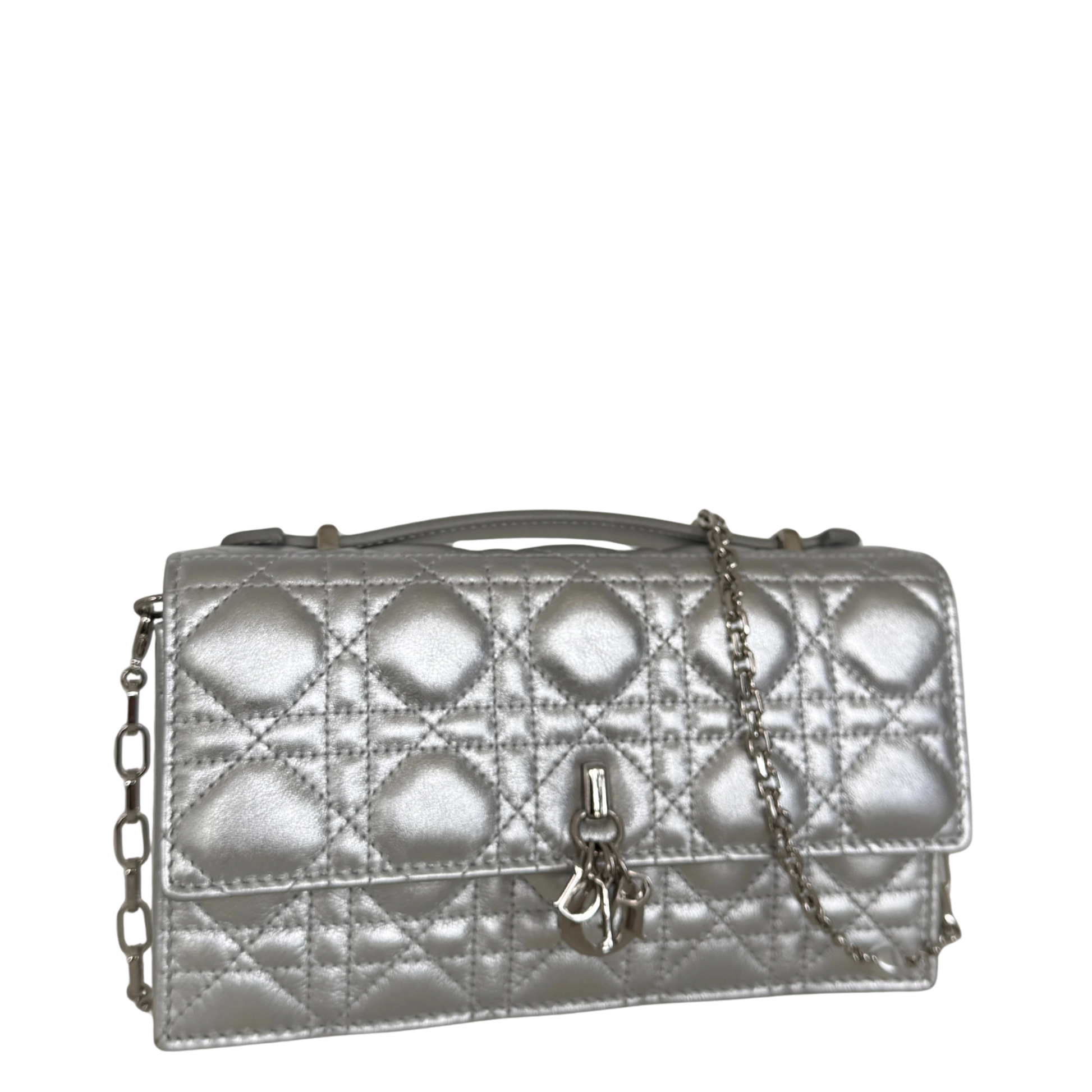 Dior My Dior Daily Pouch mit Kette Silber / sehr gut Dior