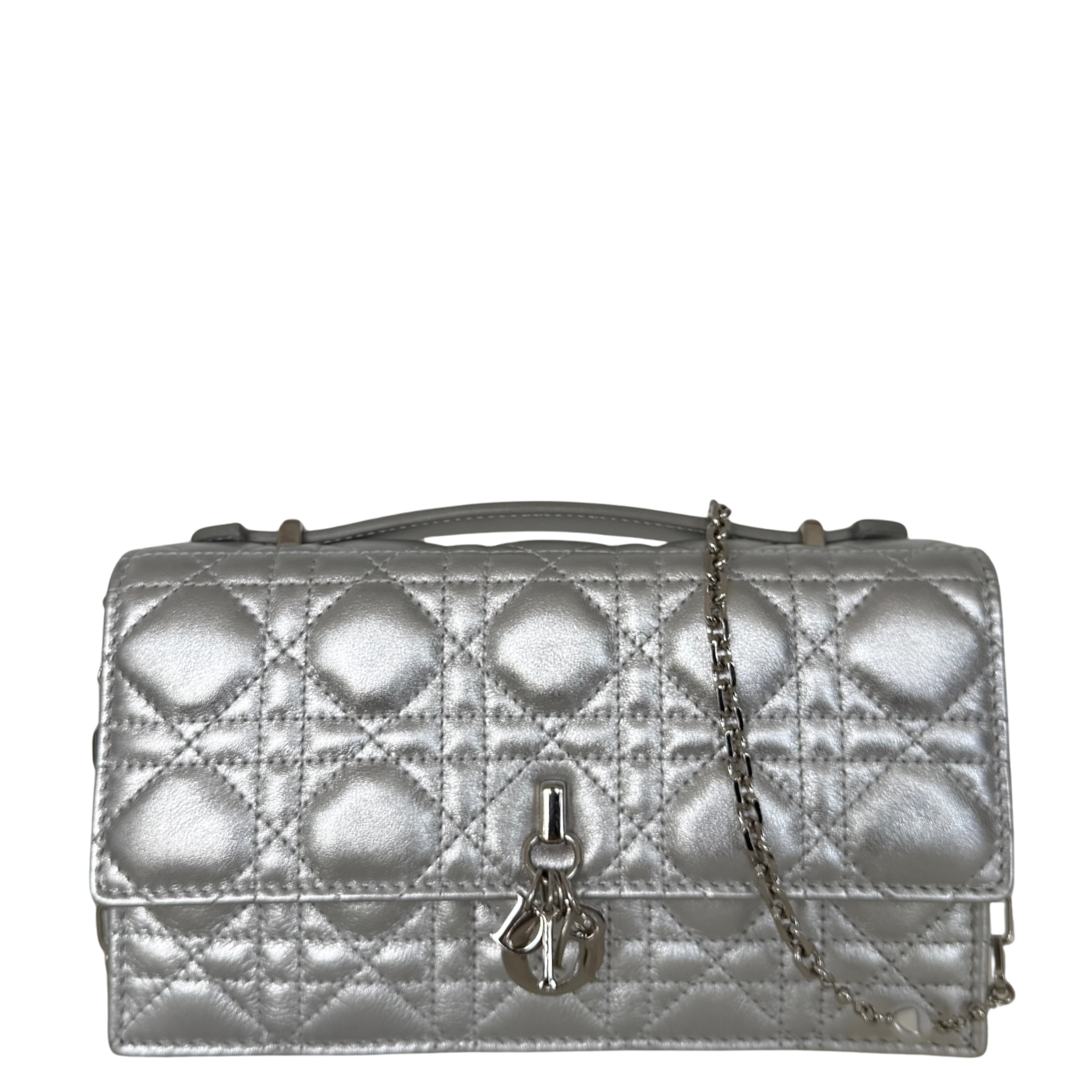 Dior My Dior Daily Pouch mit Kette Silber / sehr gut Dior