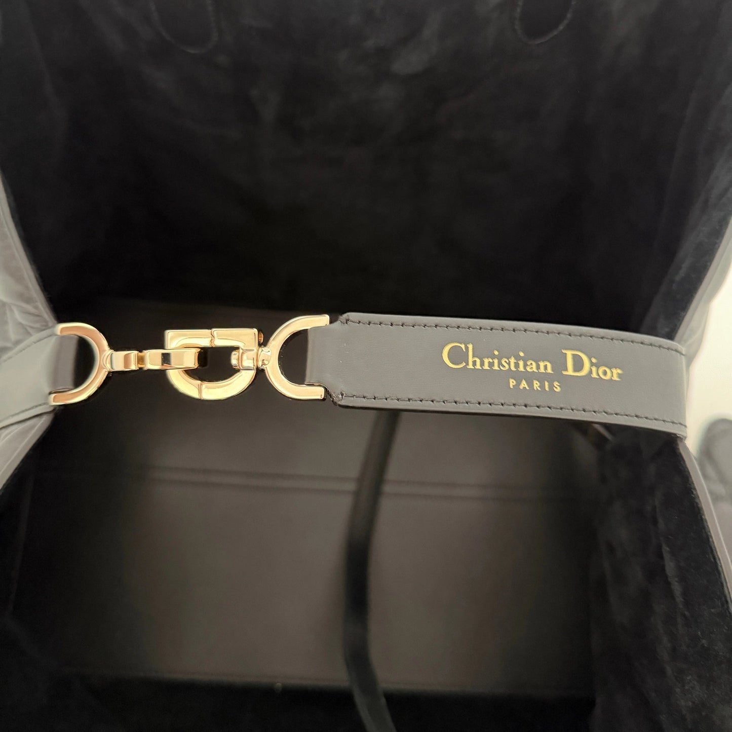 Dior Toujours Tasche schwarz groß Leder Fullset / neuwertig Dior