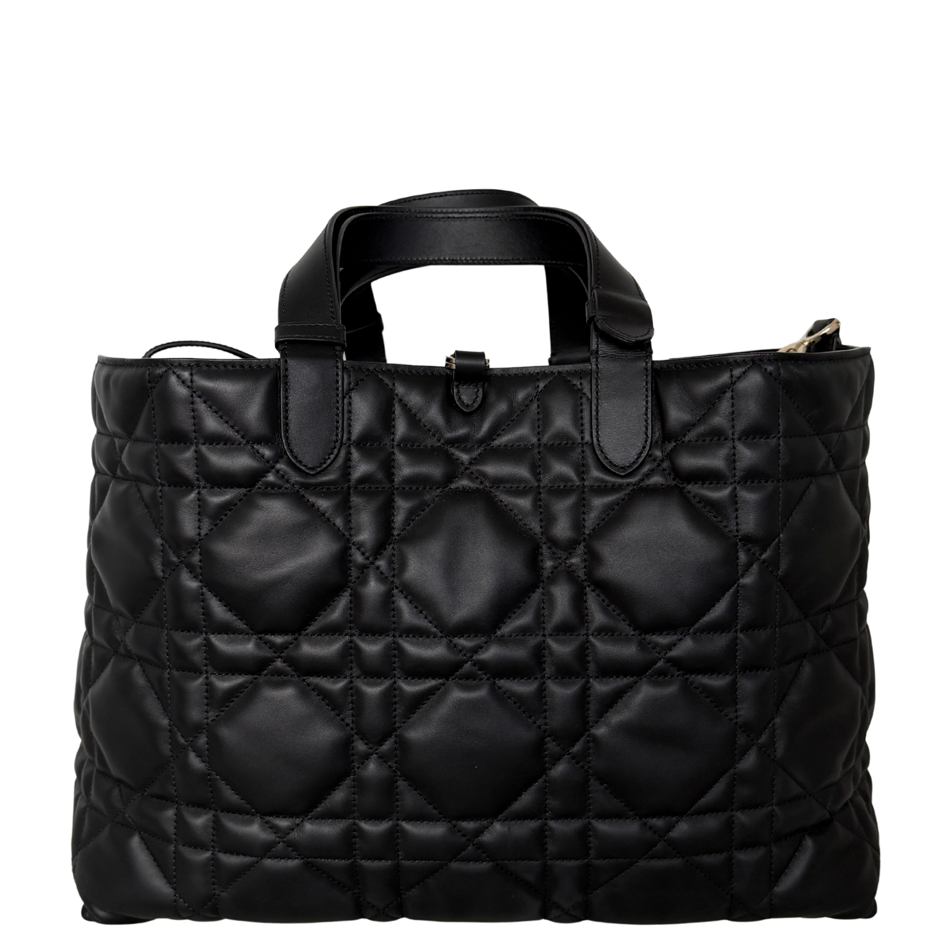 Dior Toujours Tasche schwarz groß Leder Fullset / neuwertig Dior