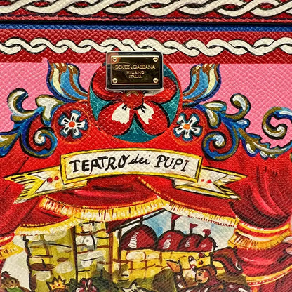 Dolce & Gabbana  Dauphine Print Medium Miss Sicily Satchel Multicolor Dolce & Gabbana