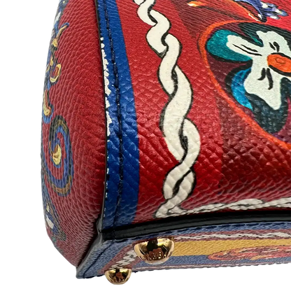 Dolce & Gabbana  Dauphine Print Medium Miss Sicily Satchel Multicolor Dolce & Gabbana