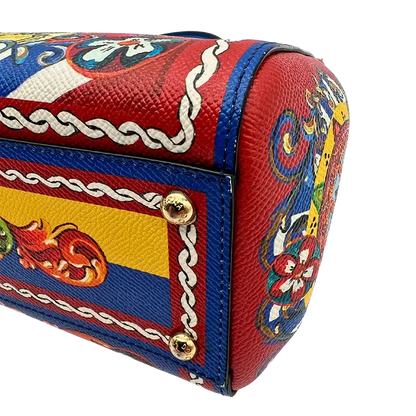 Dolce & Gabbana  Dauphine Print Medium Miss Sicily Satchel Multicolor Dolce & Gabbana