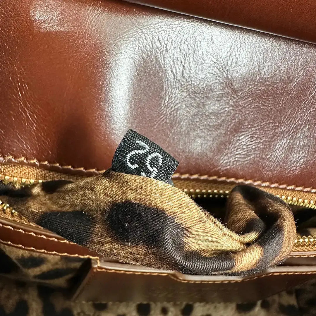 Dolce & Gabbana Sicily Medium Tasche aus Vintage Kalbsleder braun / sehr gut Dolce & Gabbana