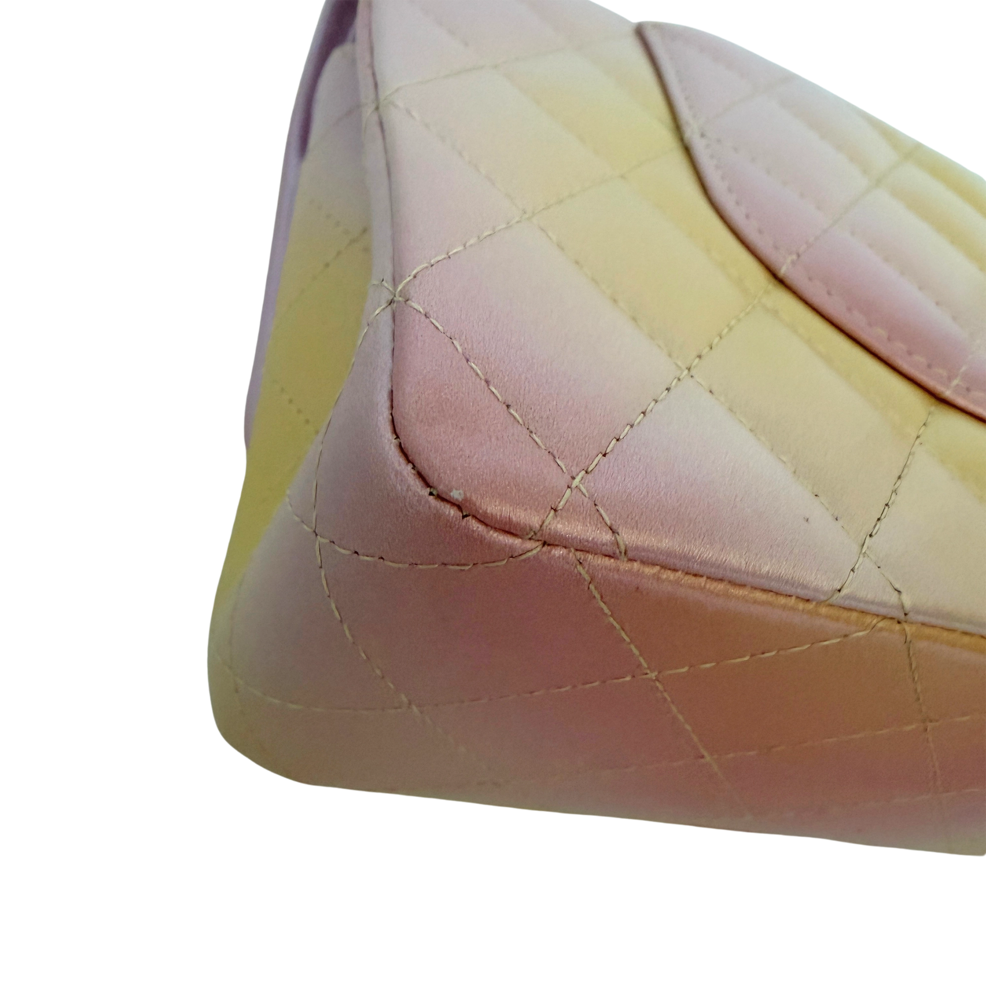 Chanel Timeless Double Flap Medium Tie Dye Ombre Multicolor 2024 Fullset / sehr gut Chanel
